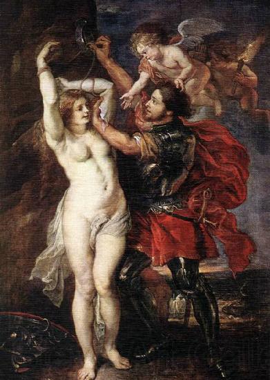 RUBENS, Pieter Pauwel Perseus Liberating Andromeda Spain oil painting art